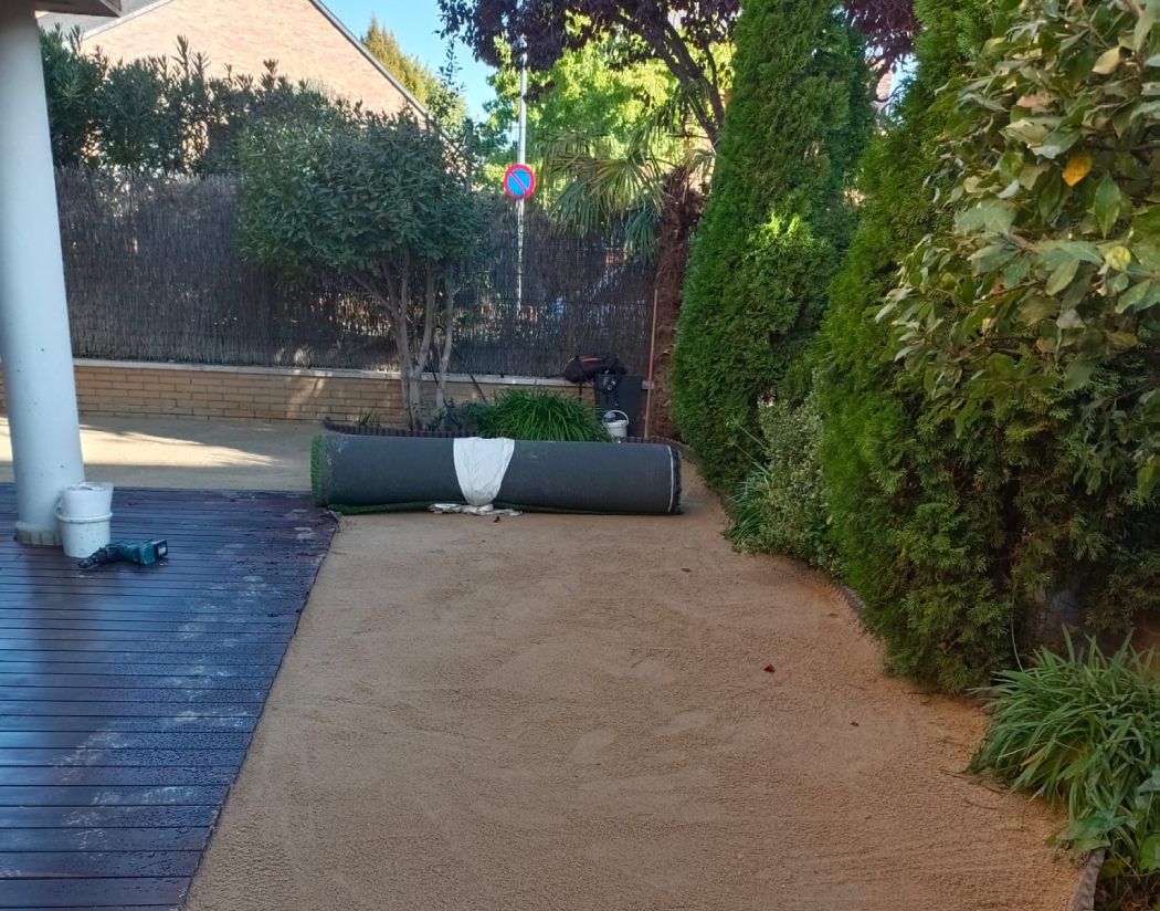 guardar cesped artificial